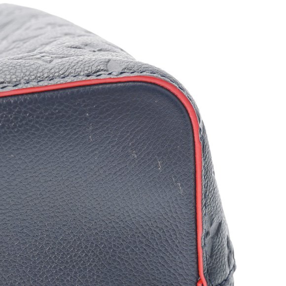 LOUIS VUITTON Monogram Empreinte Neo Noe Marine Rouge M45306 Women's Leather ... - Picture 7 of 12